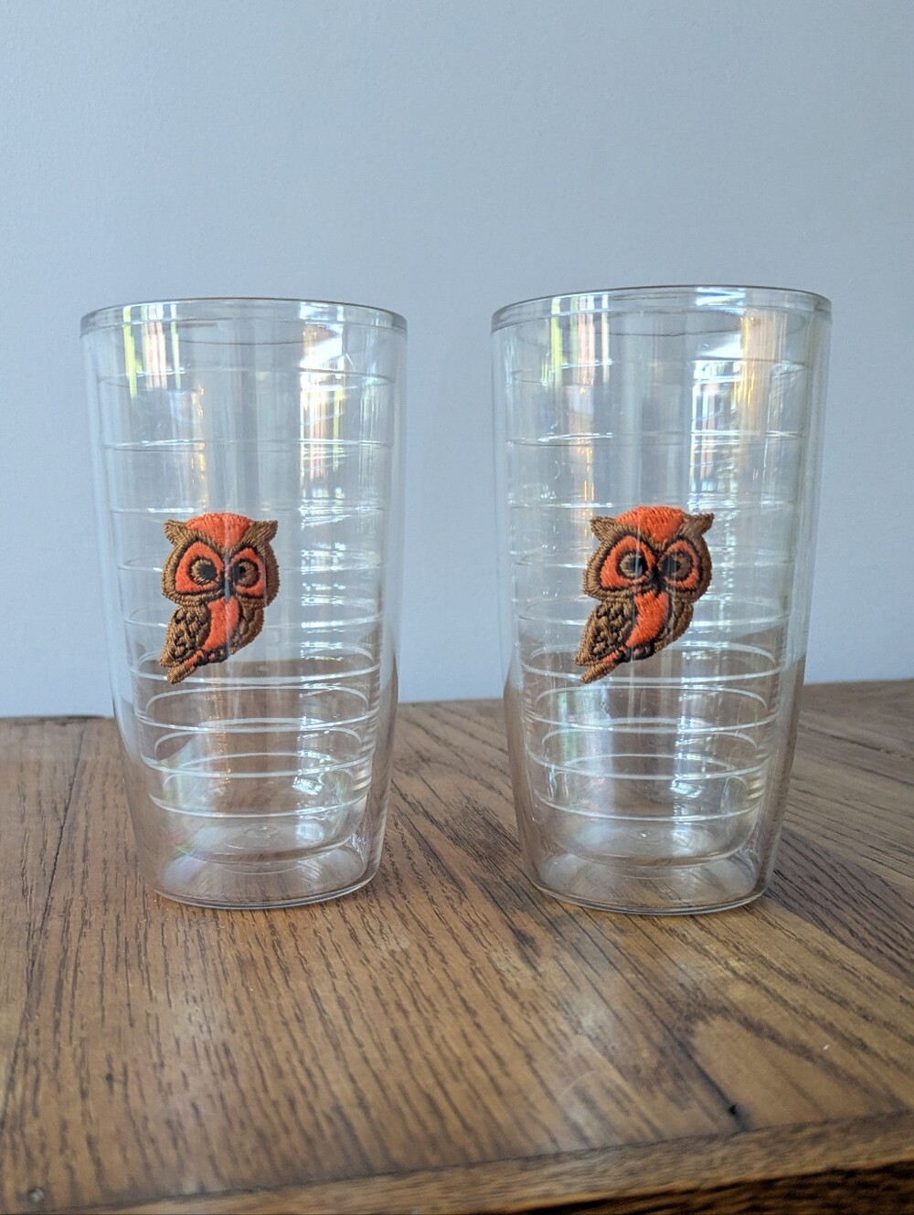 🦉 Owl Tervis Insulated Tumblers Embroidered Patch - Set of 2 Cups